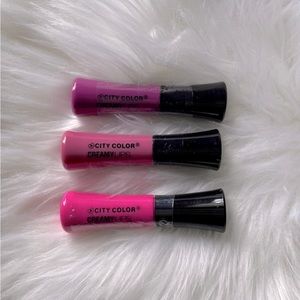 💄 City Color Creamy Lips bundle of 3 💄